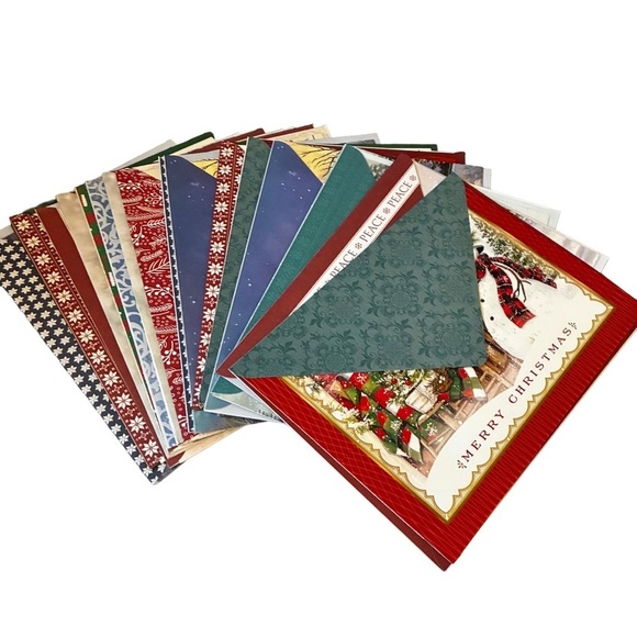 Other - Lot of 17 Large Christmas Cards Puppies Cardinals Gnomes